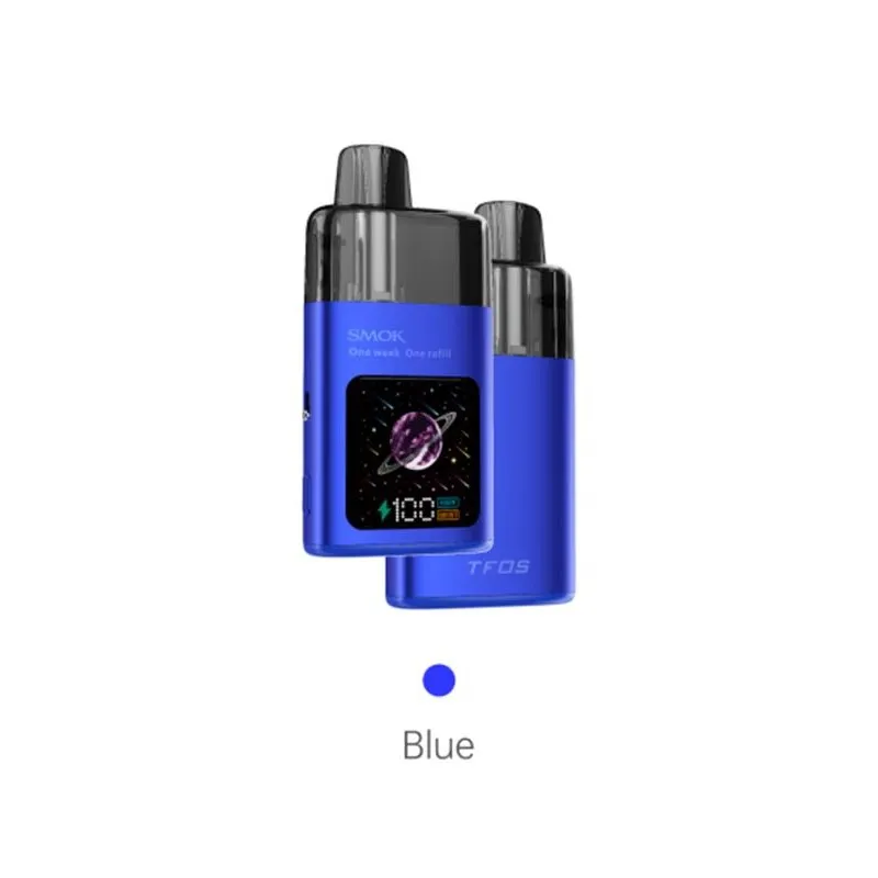SMOK-TFOS-Pod-System-Kit-1700mAh-10ml-Blue-650x800-800x800h Nord 6 Replacement Pods by Smok - Image 1