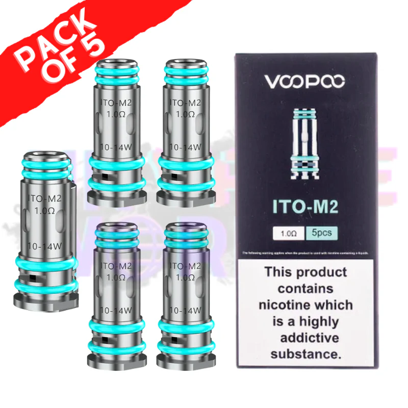 Voopoo_IT0_M2_Replacement_coil_1.0ohm_UK_vape_world ITO-M2 coil - Image 1