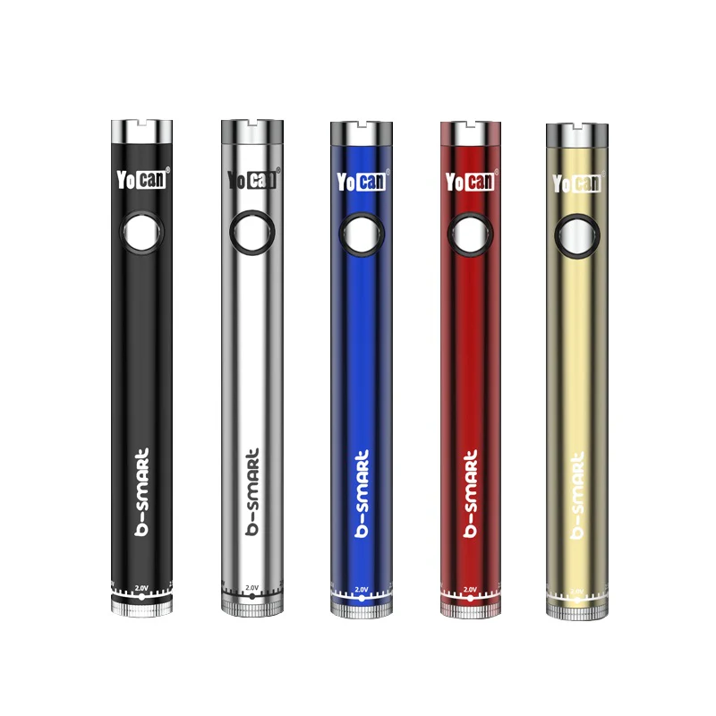 Yocan-B-smart-vape-pen-battery-colors-800x800 B-Smart Slim Pen VV 320mah Battery by Yocan - Image 1